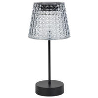 Solarleuchte Solar-Tischleuchte grau - Sensation