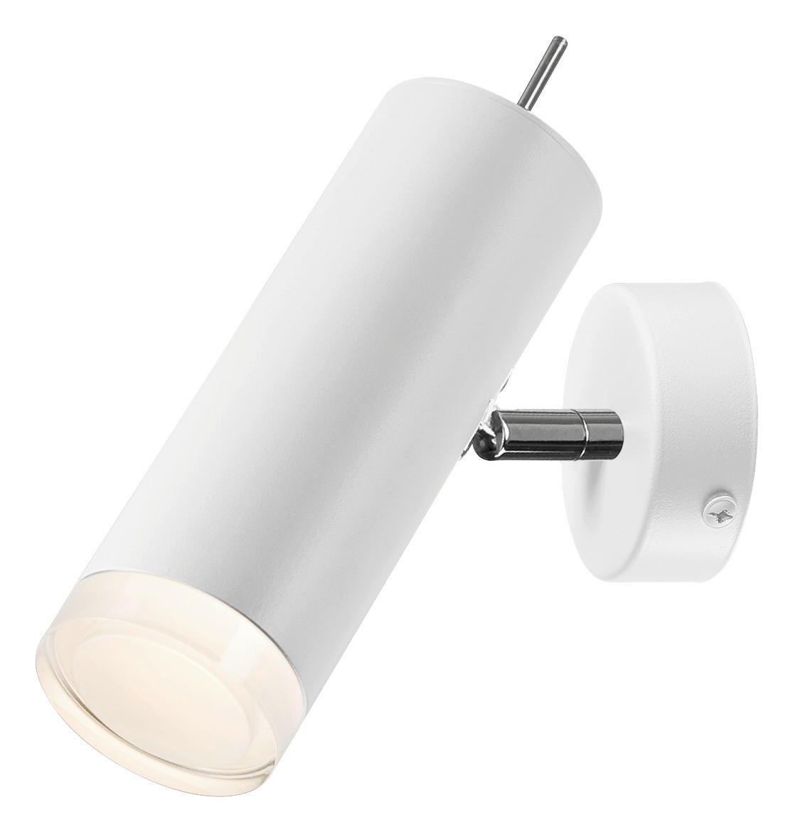 Lamkur Wandleuchte weiß Stahl Acryl Aluminium B/H/L: ca. 20x14x30 cm E27 1 Brennstellen Felix - weiß (30,00/20,00/14,00cm) - Lamkur