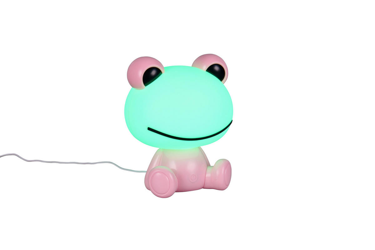 Reality LED Tischleuchte HOPPER pink Kunststoff B/H/T: ca. 19,5x24,5x16,5 cm 1 Brennstellen Hopper - pink (19,50/24,50/16,50cm) - Reality