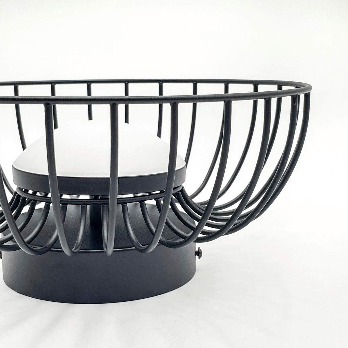 Lamkur Deckenleuchte schwarz Stahl B/H/L: ca. 27x27x17 cm Betsy - schwarz (17,00/27,00/27,00cm) - Lamkur