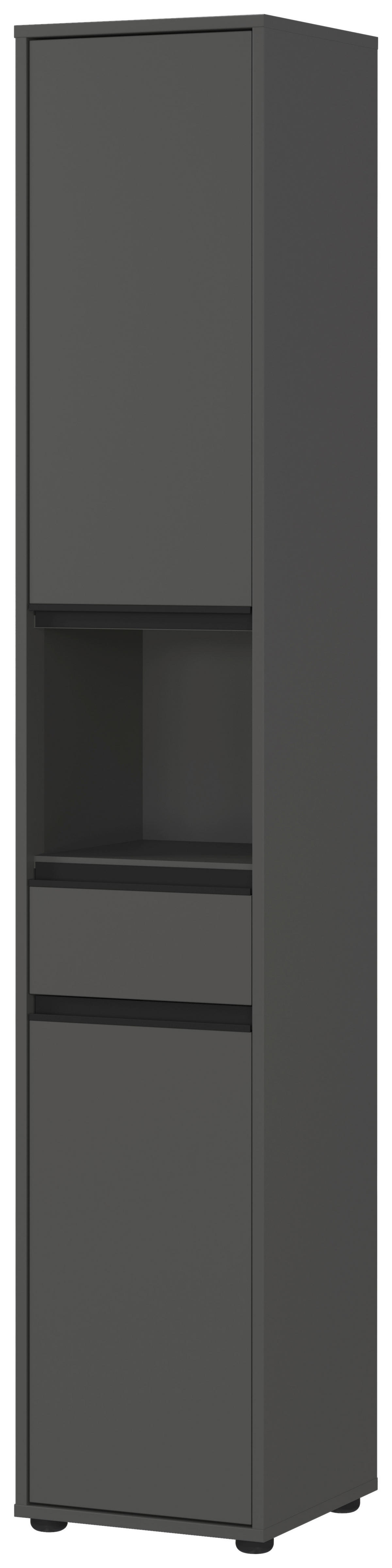 Hochschrank 2203-547 Graphit B/H/T: ca. 33x181x34 cm 2203-547 - Graphit (33,00/181,00/34,00cm) - Germania