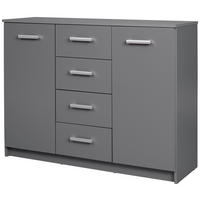 Kommode Elenzio Graphit B/H/T: ca. 119,2x91,5x40 cm Elenzio - Graphit (119,20/91,50/40,00cm) - Inter Link