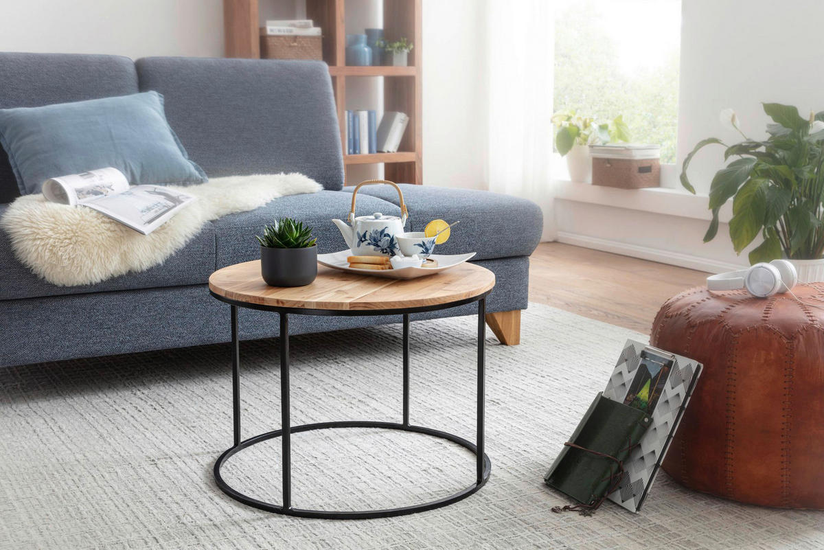 Couchtisch braun B/H/T: ca. 60x43x60 cm Couchtisch - braun (60,00/43,00/60,00cm) - Wohnling