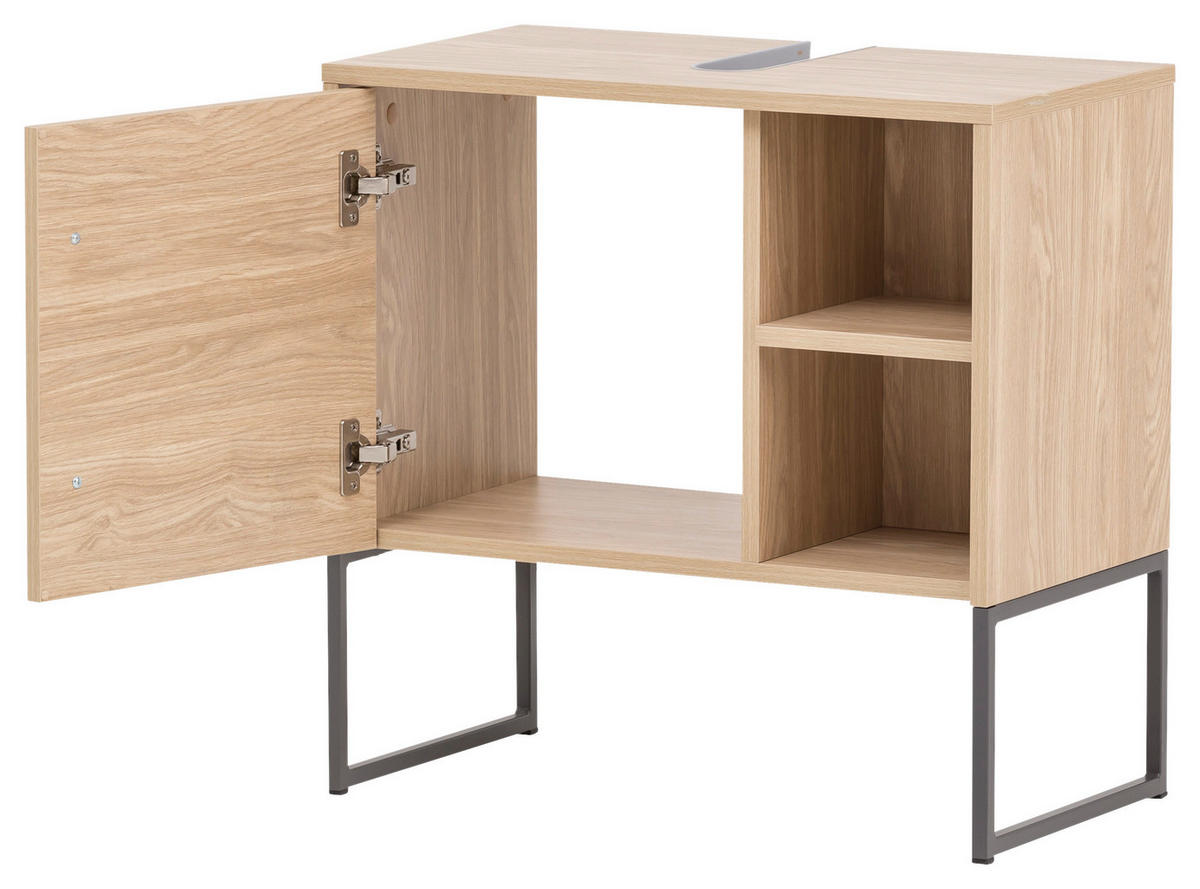 Waschbeckenunterschrank Limone Eiche hell Nachbildung B/H/T: ca. 60,4x59,5x33 cm Limone - Eiche (60,40/59,50/33,00cm) - Möbelpartner