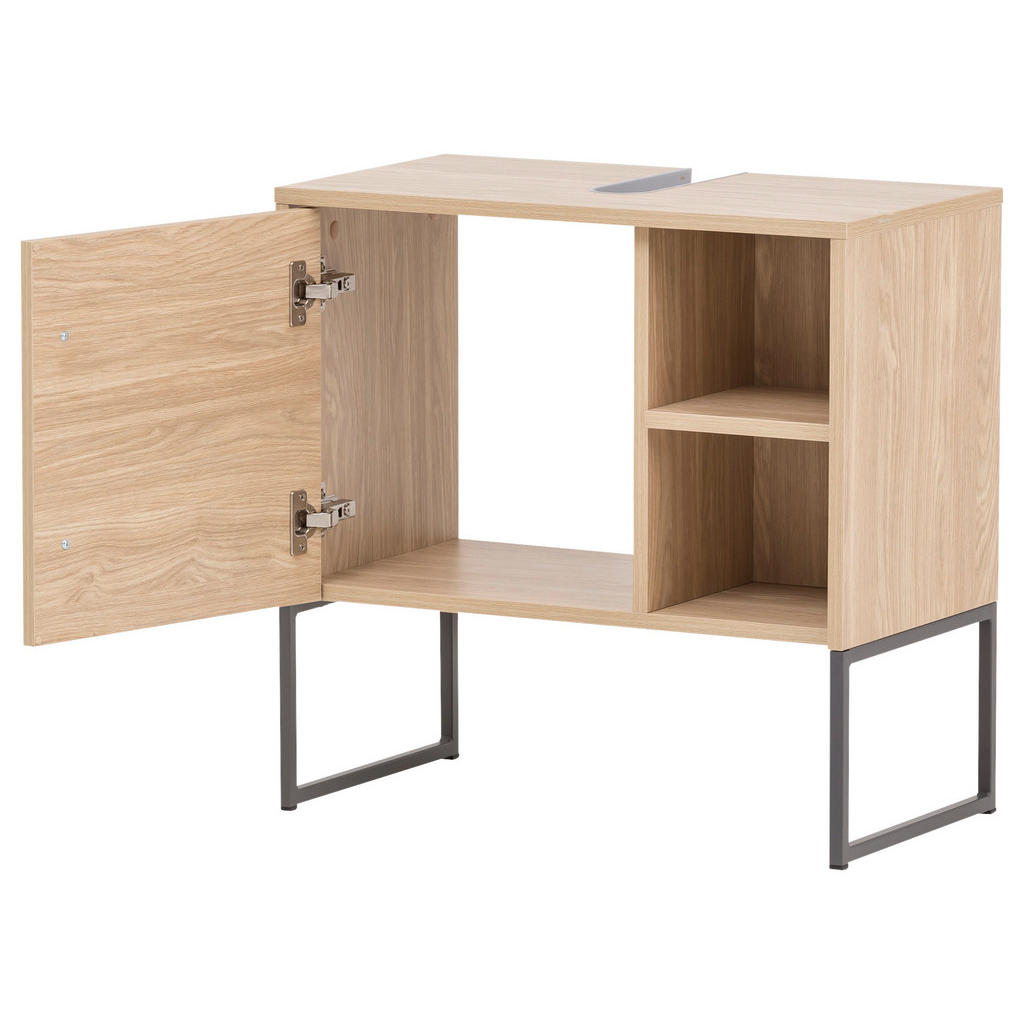 Thumbnail - Waschbeckenunterschrank Limone Eiche hell Nachbildung B/H/T: ca. 60,4x59,5x33 cm