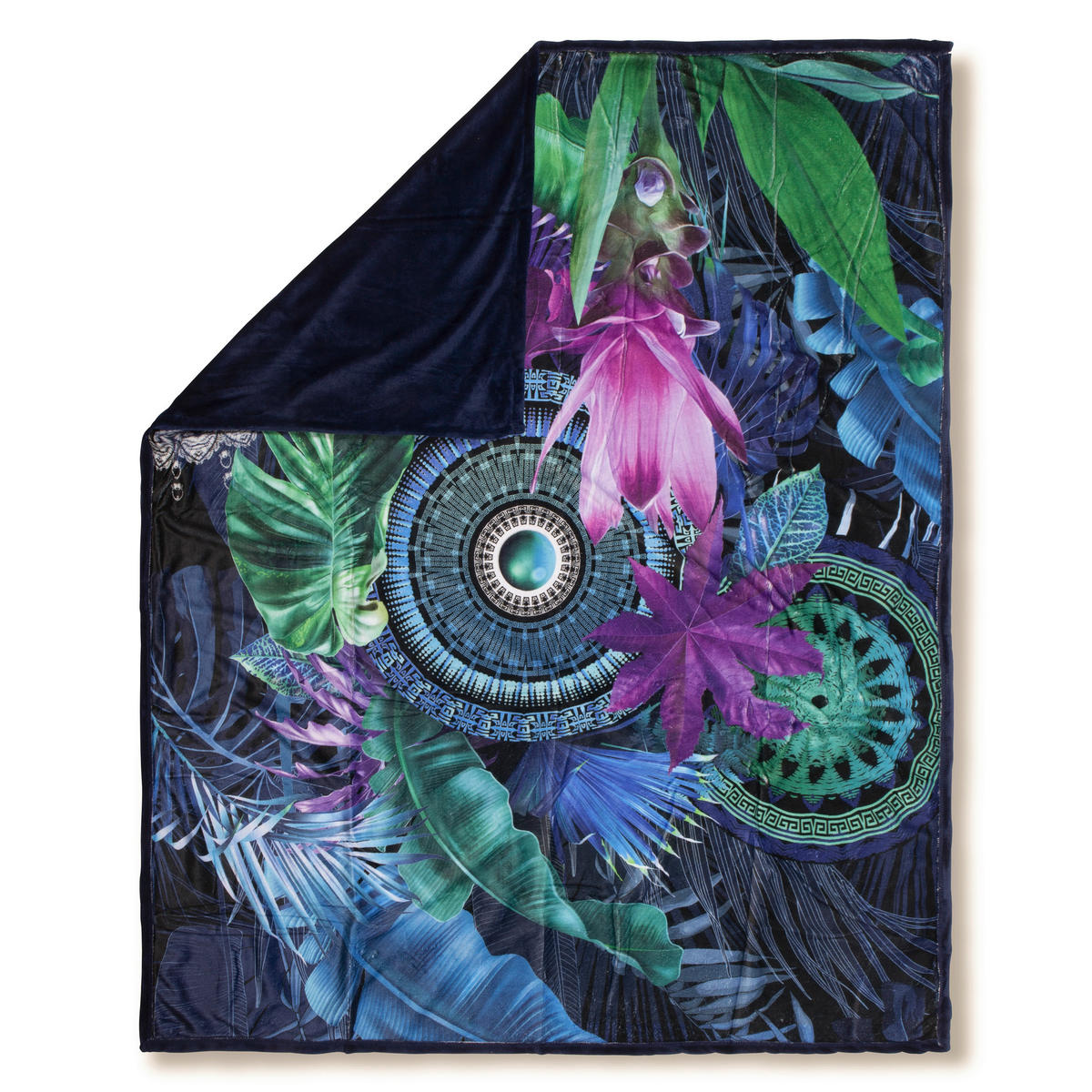 Wohndecke Zehra Polysamt Zehra - Multi (130,00/160,00cm) - HIP