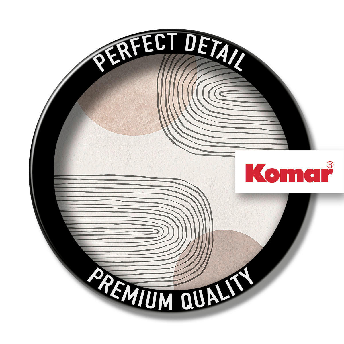 Komar Poster Line Art Rainbow Abstrakt B/L: ca. 50x70 cm Line Art Rainbow - (50,00/70,00cm) - Komar