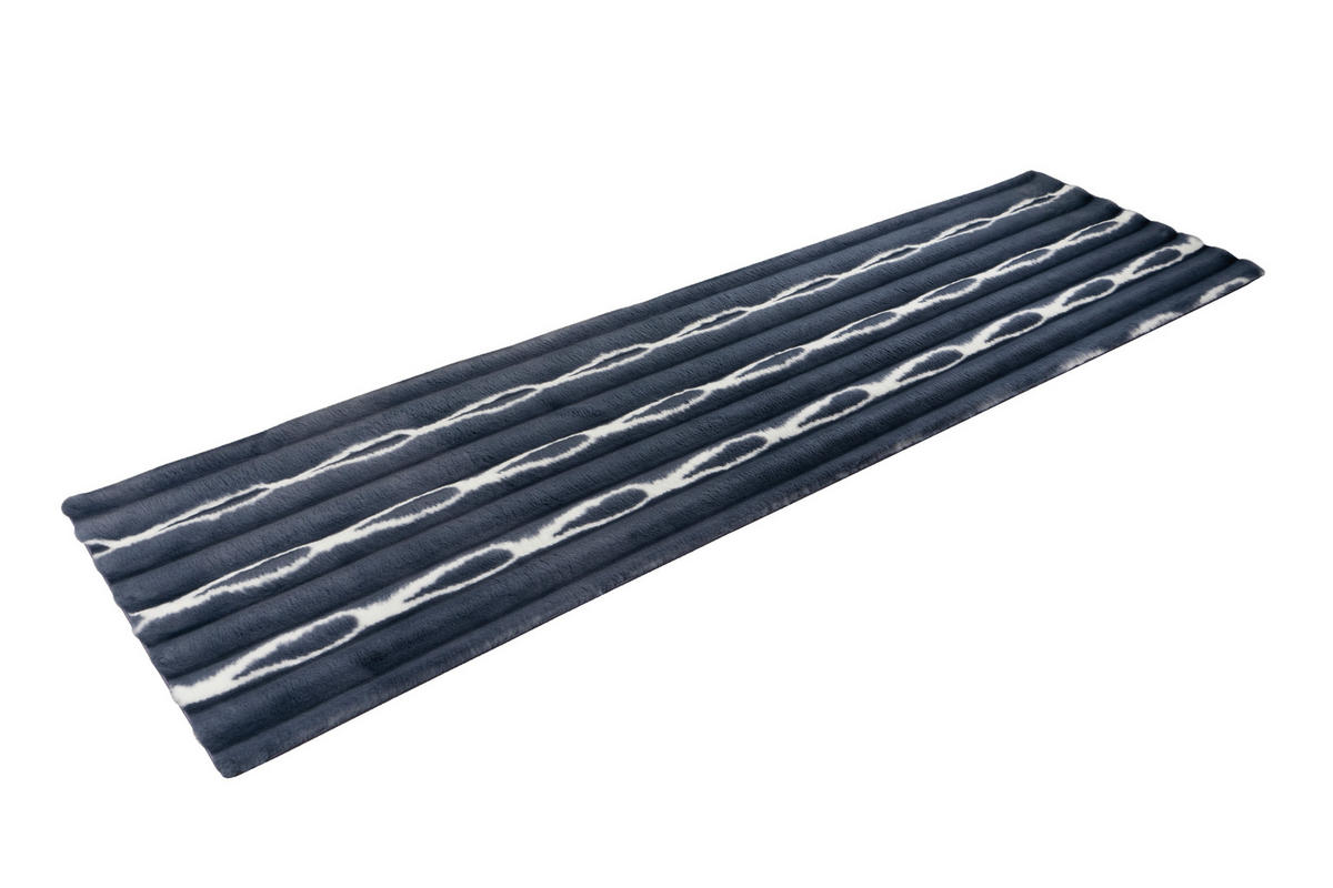 Obsession Teppich Whispering Waves blau B/L: ca. 80x300 cm Whispering Waves - blau (80,00/300,00cm) - Obsession