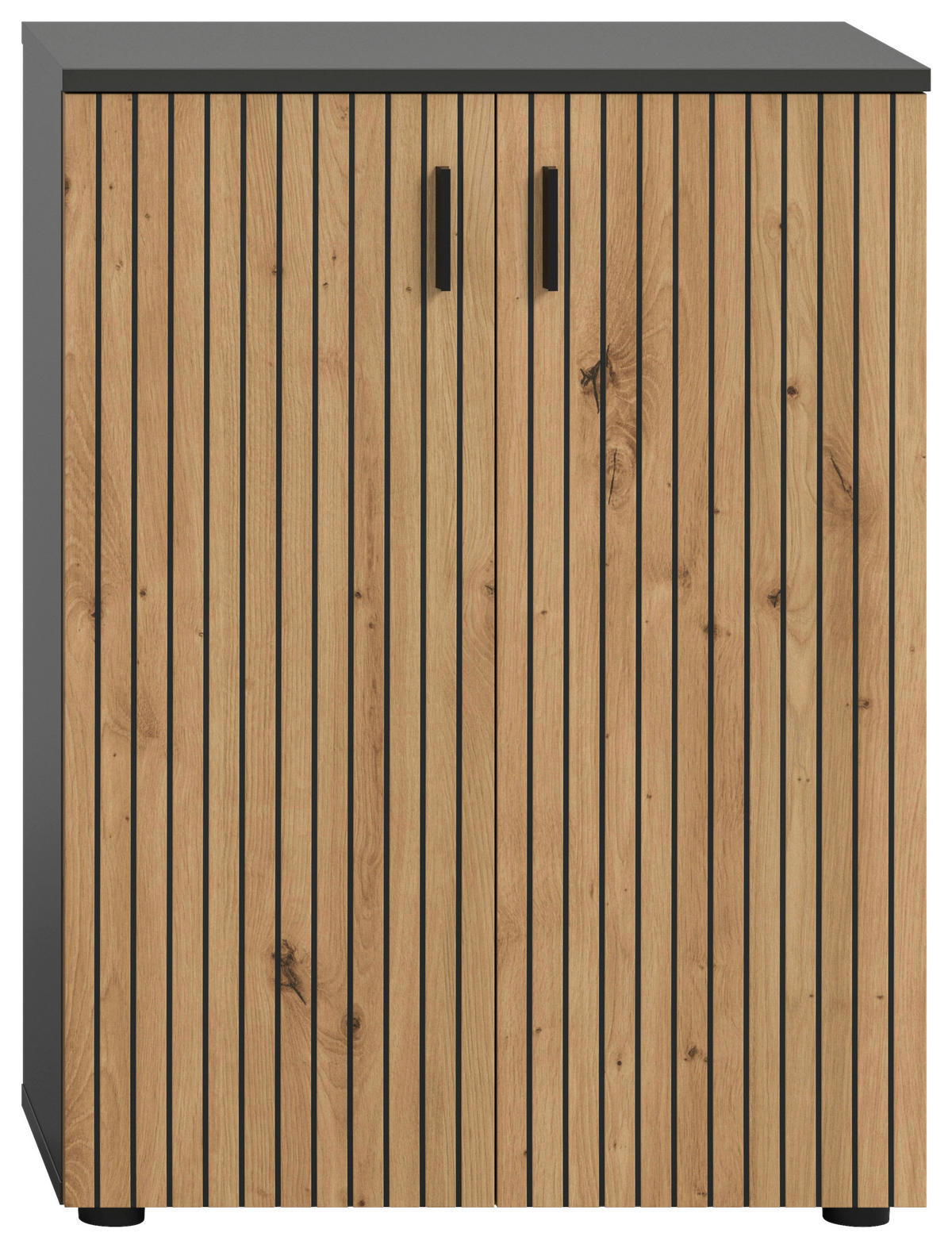 Badhochschrank Mone Basalt Nachbildung Artisan Oak Nachbildung B/H/T: ca. 60x81x30 cm Mone - Basalt (60,00/81,00/30,00cm) - xonox.home