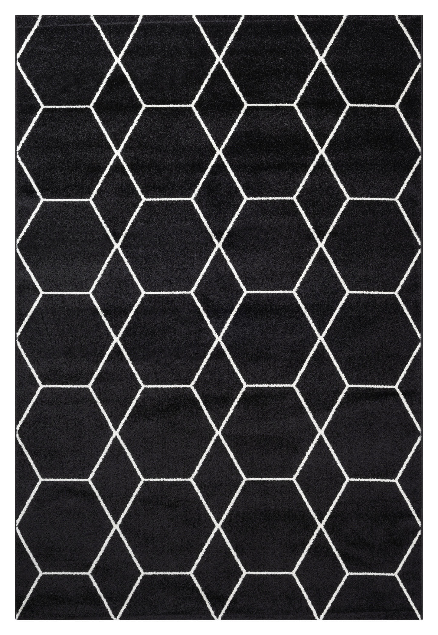 Sanat Teppich Trellis schwarz B/L: ca. 160x230 cm Trellis - schwarz (160,00/230,00cm) - Sanat