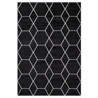 Sanat Teppich Trellis schwarz B/L: ca. 160x230 cm Trellis - schwarz (160,00/230,00cm) - Sanat