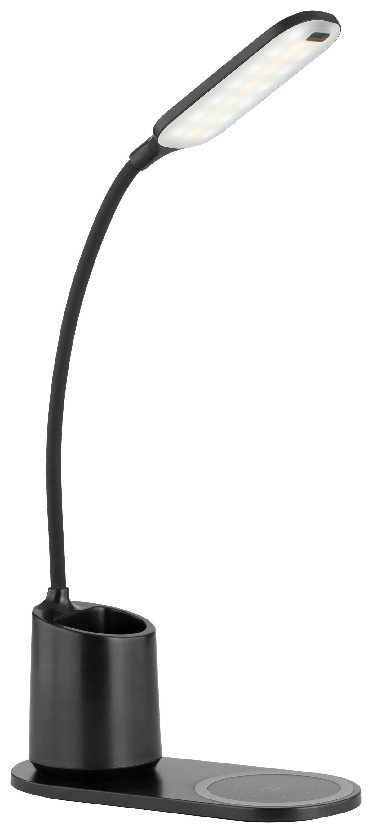 GLOBO LED-Tischleuchte 58429B MELLI schwarz Kunststoff B/H/T: ca. 8,5x45x34 cm MELLI - schwarz (8,50/45,00/34,00cm) - GLOBO