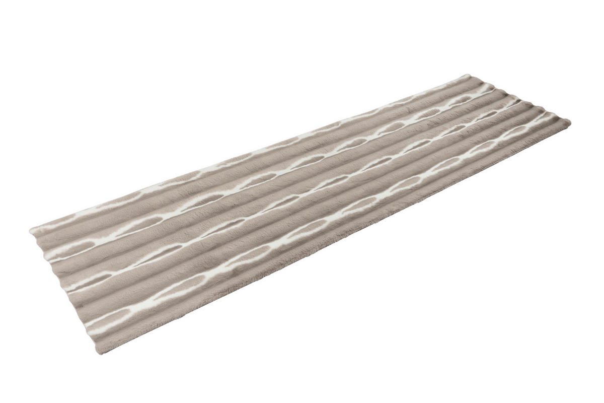 Obsession Teppich Whispering Waves taupe B/L: ca. 80x300 cm Whispering Waves - taupe (80,00/300,00cm) - Obsession