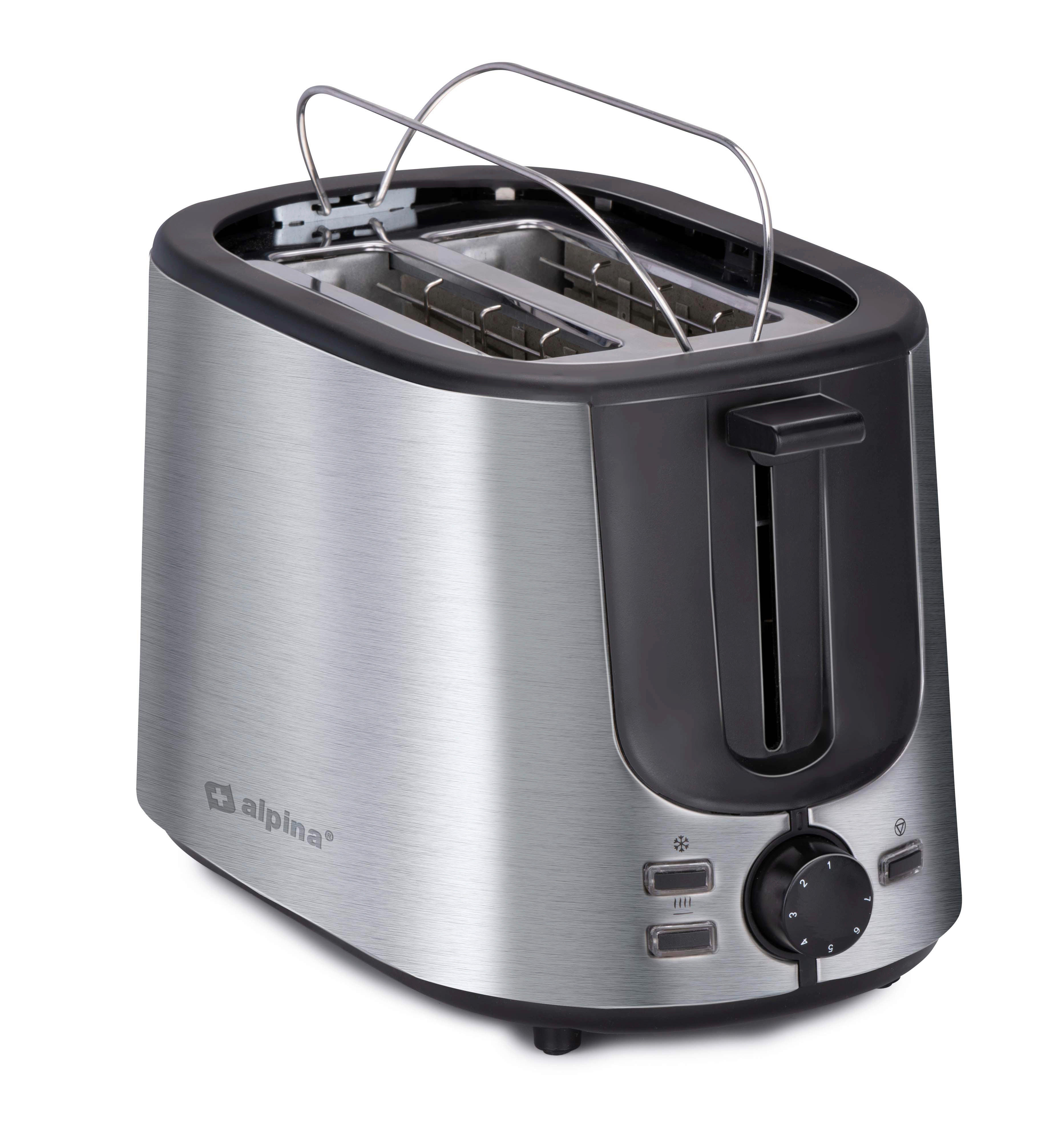 Alpina Toastautomat silber Edelstahl Toastautomat - silber - Alpina