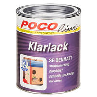 POCOline Acryl Klarlack farblos seidenglänzend ca. 0,75 l Klarlack_Acryl_2in1 750ml - farblos (750ml) - POCOline