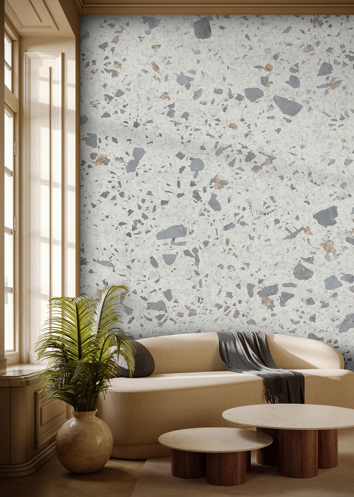 Komar Fototapete Terrific Terrazzo B/L: ca. 400x250 cm Terrific Terrazzo - (400,00/250,00cm) - Komar