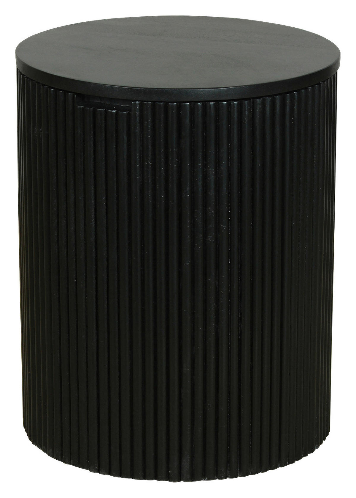 Beistelltisch OWEN schwarz Mango H/D: ca. 50x40 cm OWEN - schwarz (40,00/50,00cm) - byLIVING