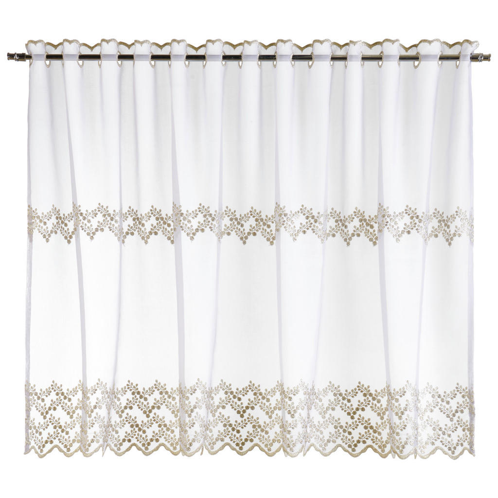 Thumbnail - POCOline Scheibengardine Petra weiß B/L: ca. 75x110 cm