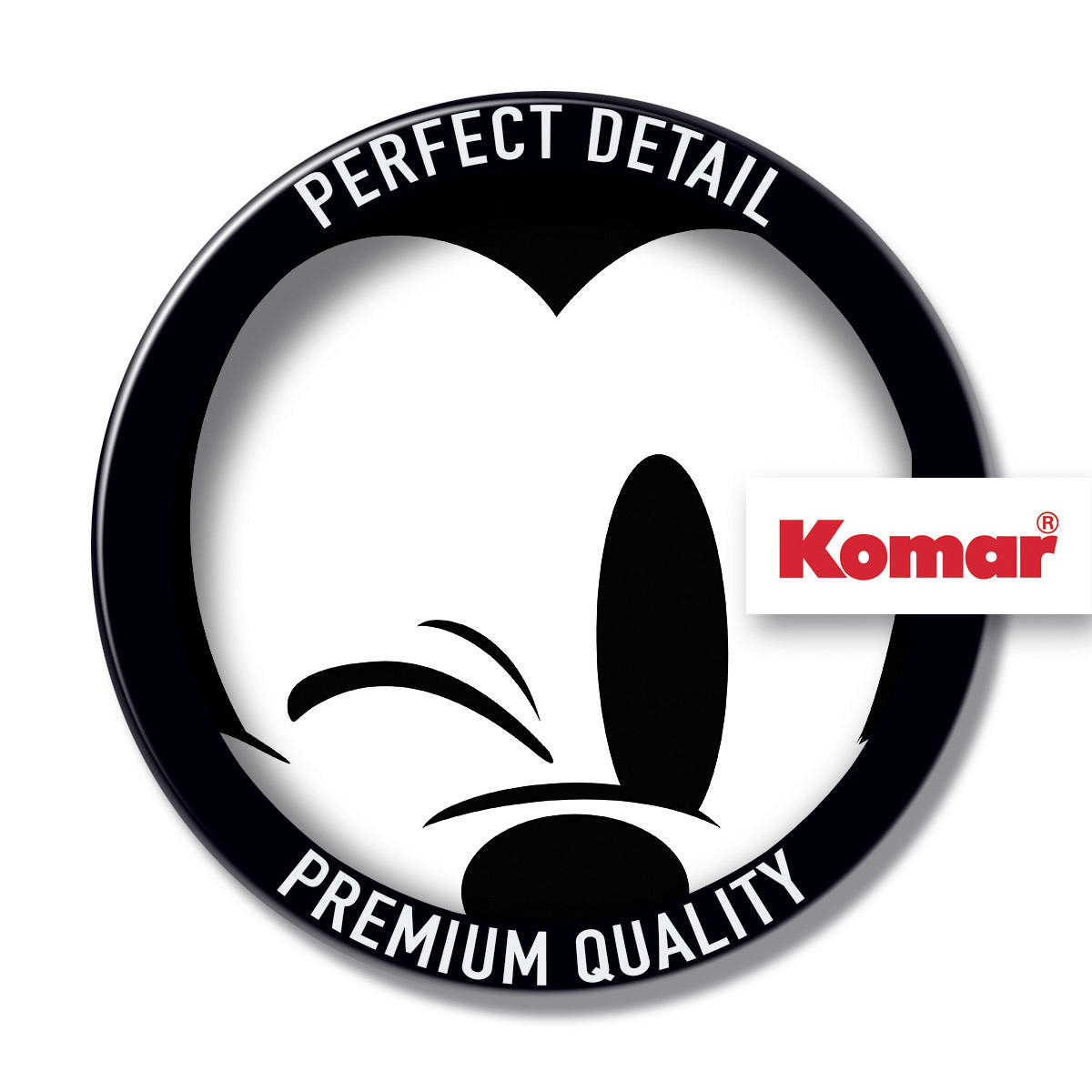 Komar Wandtattoo Mickey Head Optimism  Mickey Head Optimism B/L: ca. 125x125 cm Mickey Head Optimism - (125,00/125,00cm) - Komar