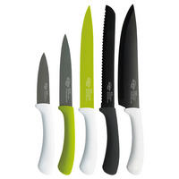 SAN IGNACIO Messerset Green multicolor Edelstahl 5 tlg. Green - multicolor - SAN IGNACIO