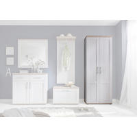 Garderobenschrank Romance Eiche San-Remo Nachbildung Sibiu Lärche Nachbildung B/H/T: ca. 76x201x39 cm Romance - Eiche (76,00/201,00/39,00cm)