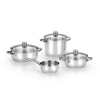 Monix Topfset Optima silber Edelstahl 4 tlg. Optima - silber - Monix