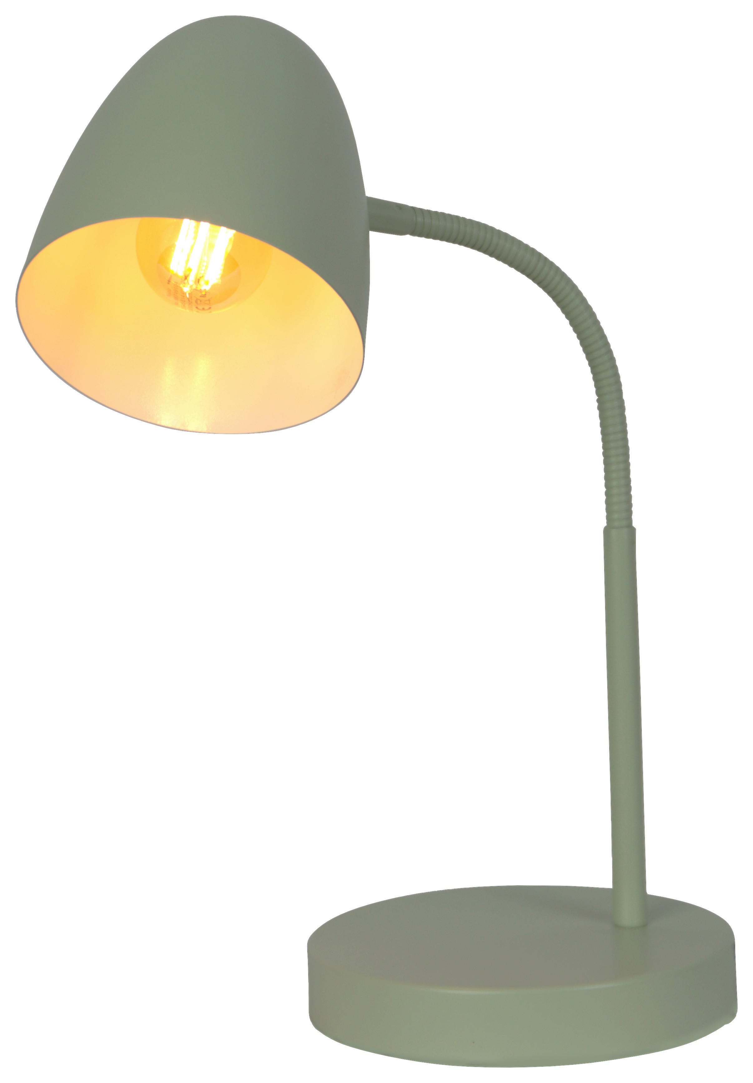 Nowa Tischleuchte 50870114 grün Metall B/H: ca. 20x40 cm E14 1 Brennstellen JASON - grün (20,00/40,00cm) - Nowa