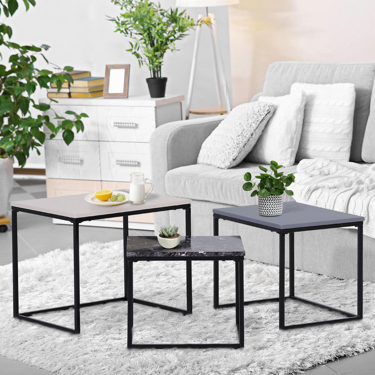 Couchtisch 3er-Set. 833-679 3er-Set. 833-679 - HOMCOM