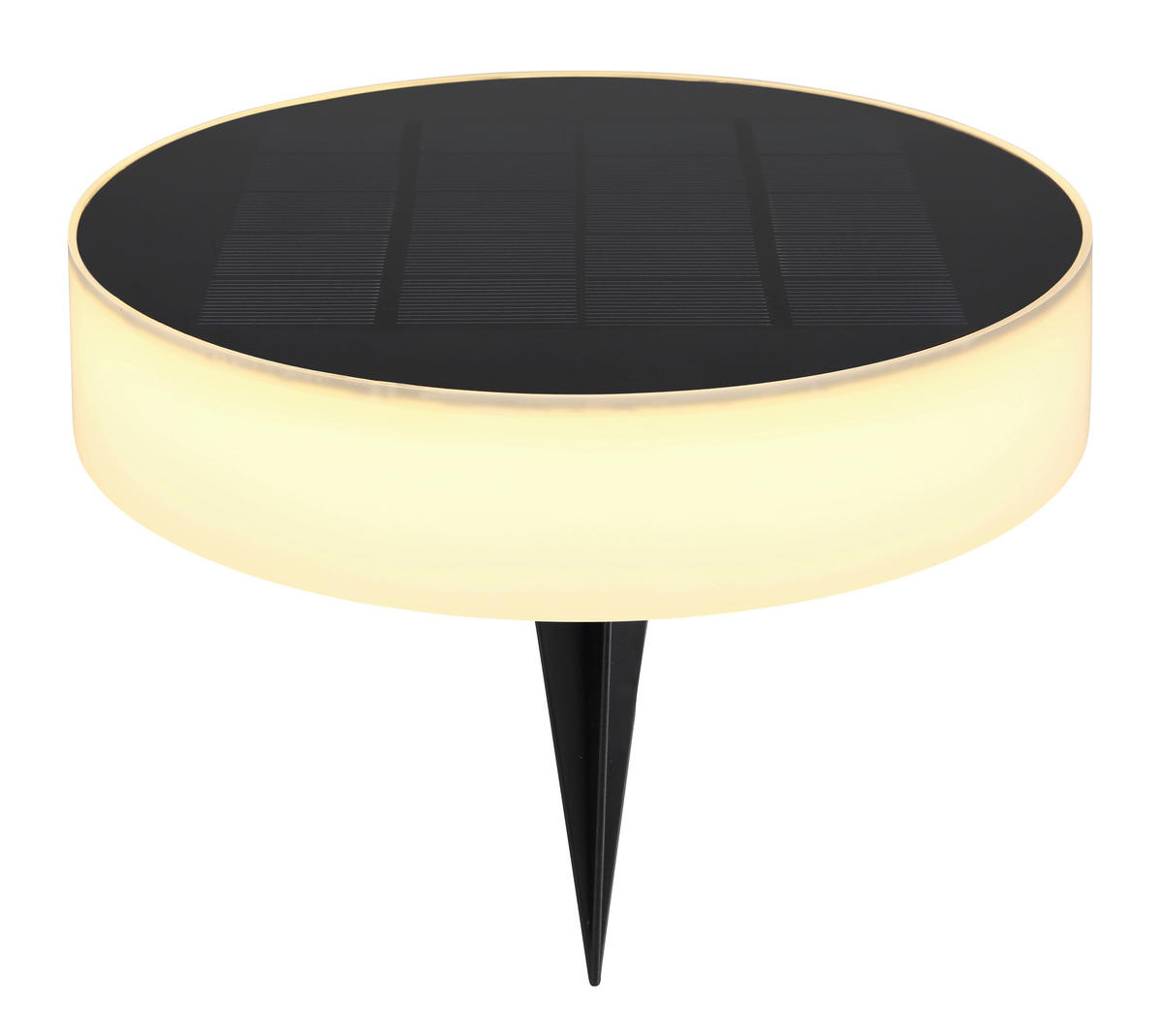 LED-Solarleuchte schwarz Kunststoff H/D: ca. 56,1x15,3 cm SOLAR - schwarz (15,30/56,10cm) - GLOBO