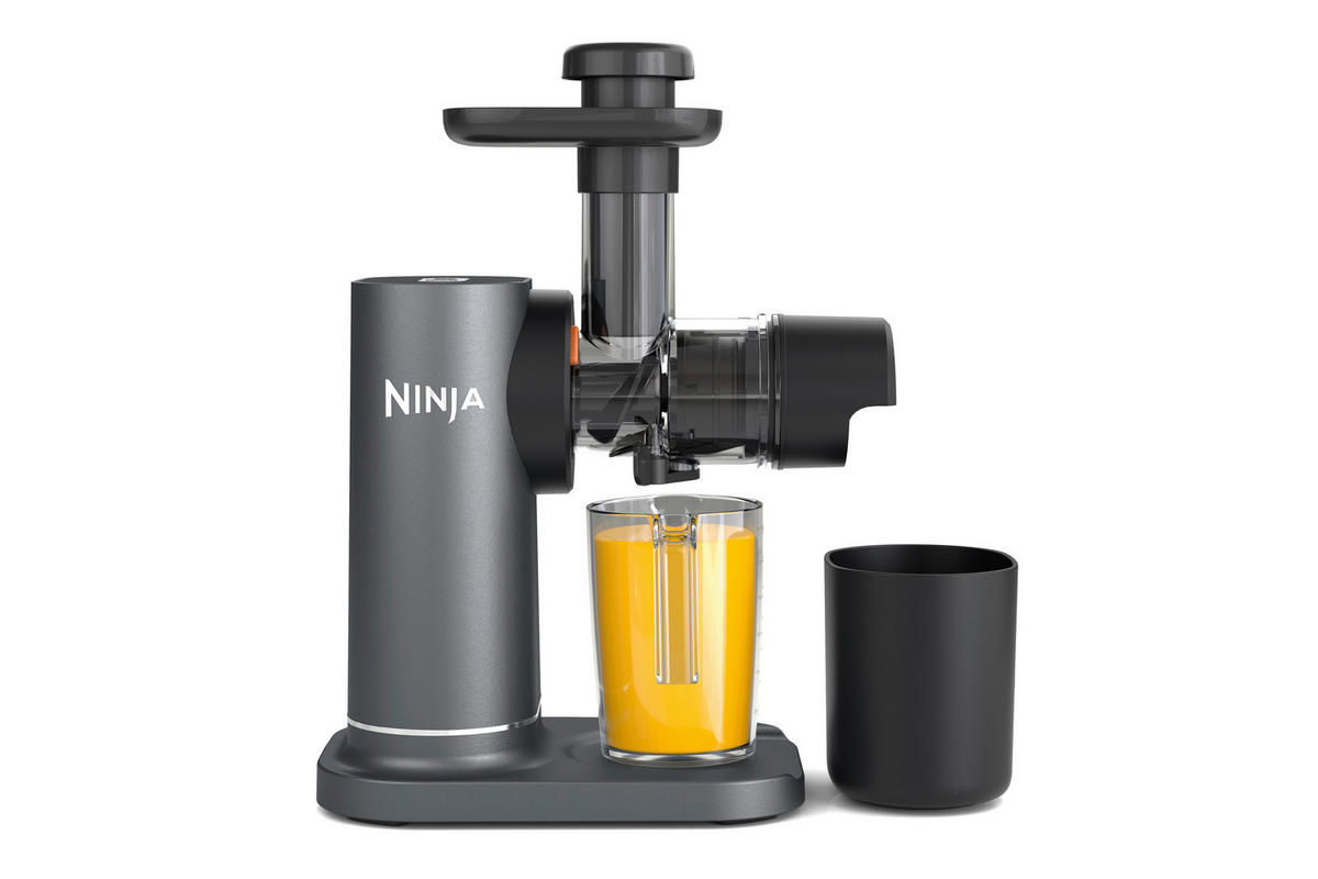Ninja Entsafter grau Kunststoff B/H/L: ca. 18x41x31 cm NeverClog JC151EU - grau (31,00/18,00/41,00cm) - Ninja