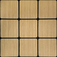 Wandpaneel natur B/H: ca. 64x64 cm Wandpaneel_neutral_Furnier_Quadrat - natur (64,00/64,00cm)