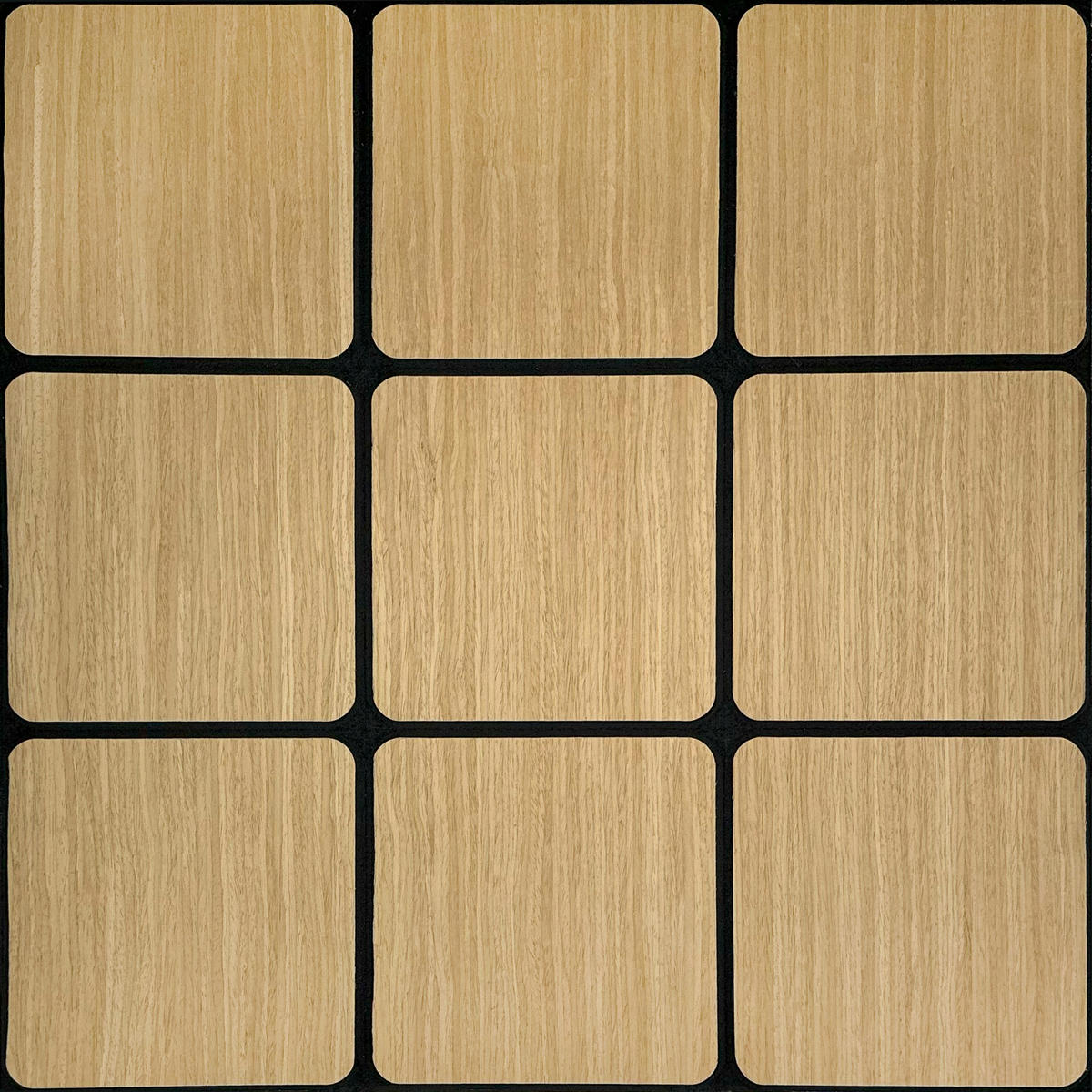 Wandpaneel natur B/H: ca. 64x64 cm Wandpaneel_neutral_Furnier_Quadrat - natur (64,00/64,00cm)