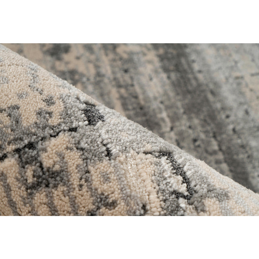 Thumbnail - Kayoom Kurzflorteppich Adela 225 grau B/H/L: ca. 160x1,3x230 cm