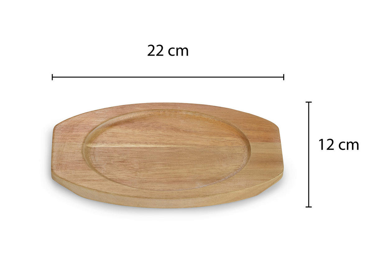 ECHTWERK Servierpfanne Big schwarz Eisen B/H/L: ca. 12x4,5x22 cm Big - schwarz (22,00/12,00/4,50cm) - ECHTWERK