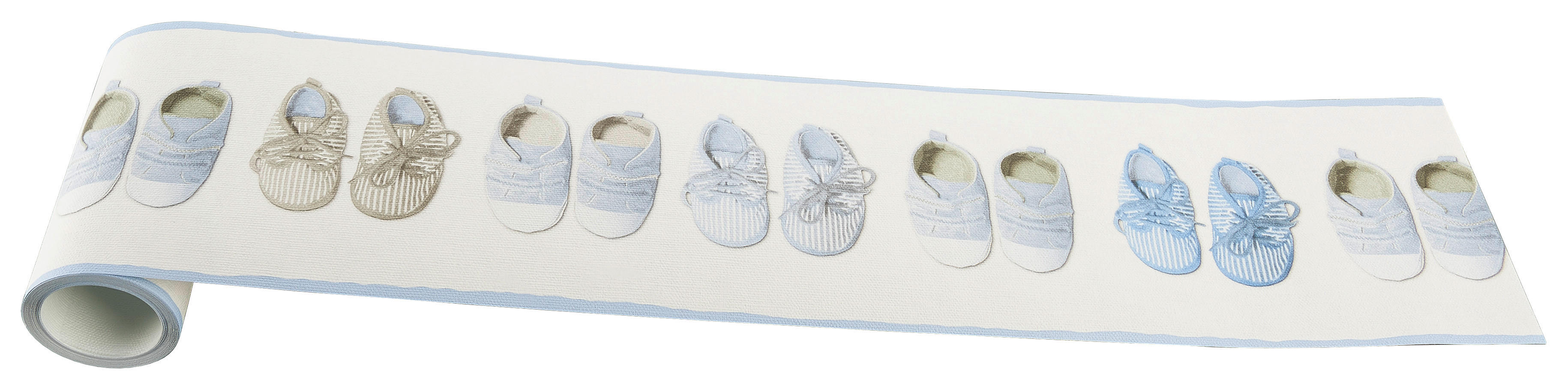 Borte B/L: ca. 13,5x500 cm Borte 35864-2 Kinderschuh blau - (13,50/500,00cm)