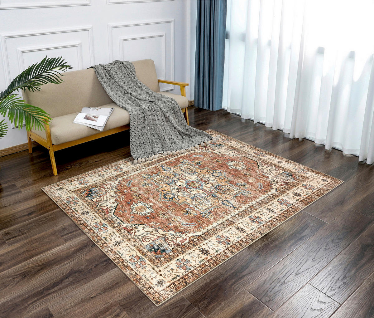 Teppich Silk terra B/L: ca. 80x150 cm Silk - terra (80,00/150,00cm)