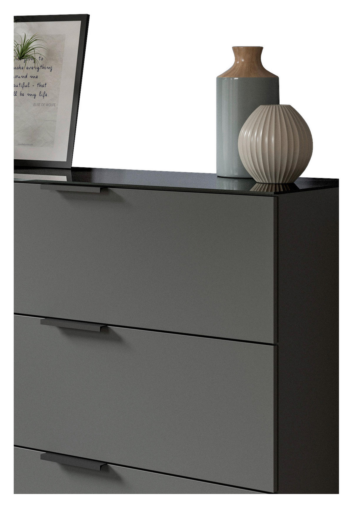 Kommode Ray anthrazit B/H/T: ca. 179x86x40 cm Ray - anthrazit (179,00/86,00/40,00cm) - xonox.home