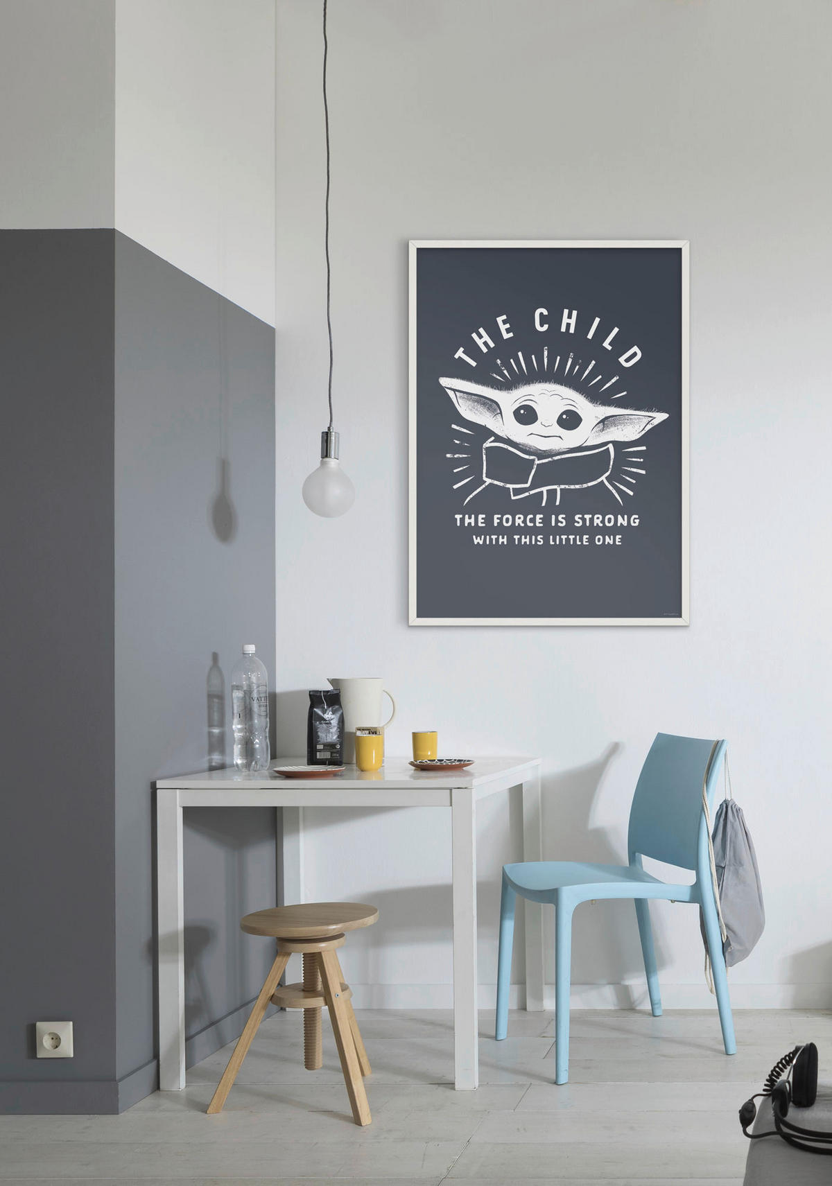 Komar Poster Mandalorian The Child Iconic Disney B/L: ca. 50x70 cm Mandalorian The Child Iconic - (50,00/70,00cm) - Komar