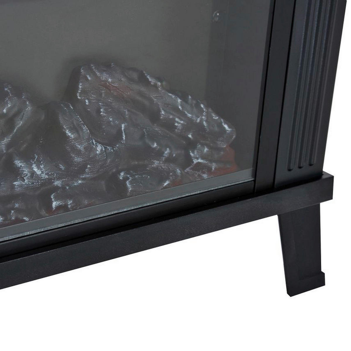 HOMCOM Elektrischer-Kamin 820-065 schwarz B/H/T: ca. 34,5x31x17 cm Elektrokamin 820-065 - schwarz (34,50/31,00/17,00cm) - HOMCOM