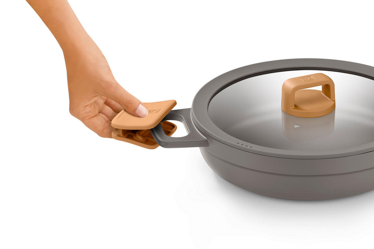 BRA Kochgeschirrset Compac anthrazit Aluminium 4 tlg. Compac - anthrazit - BRA