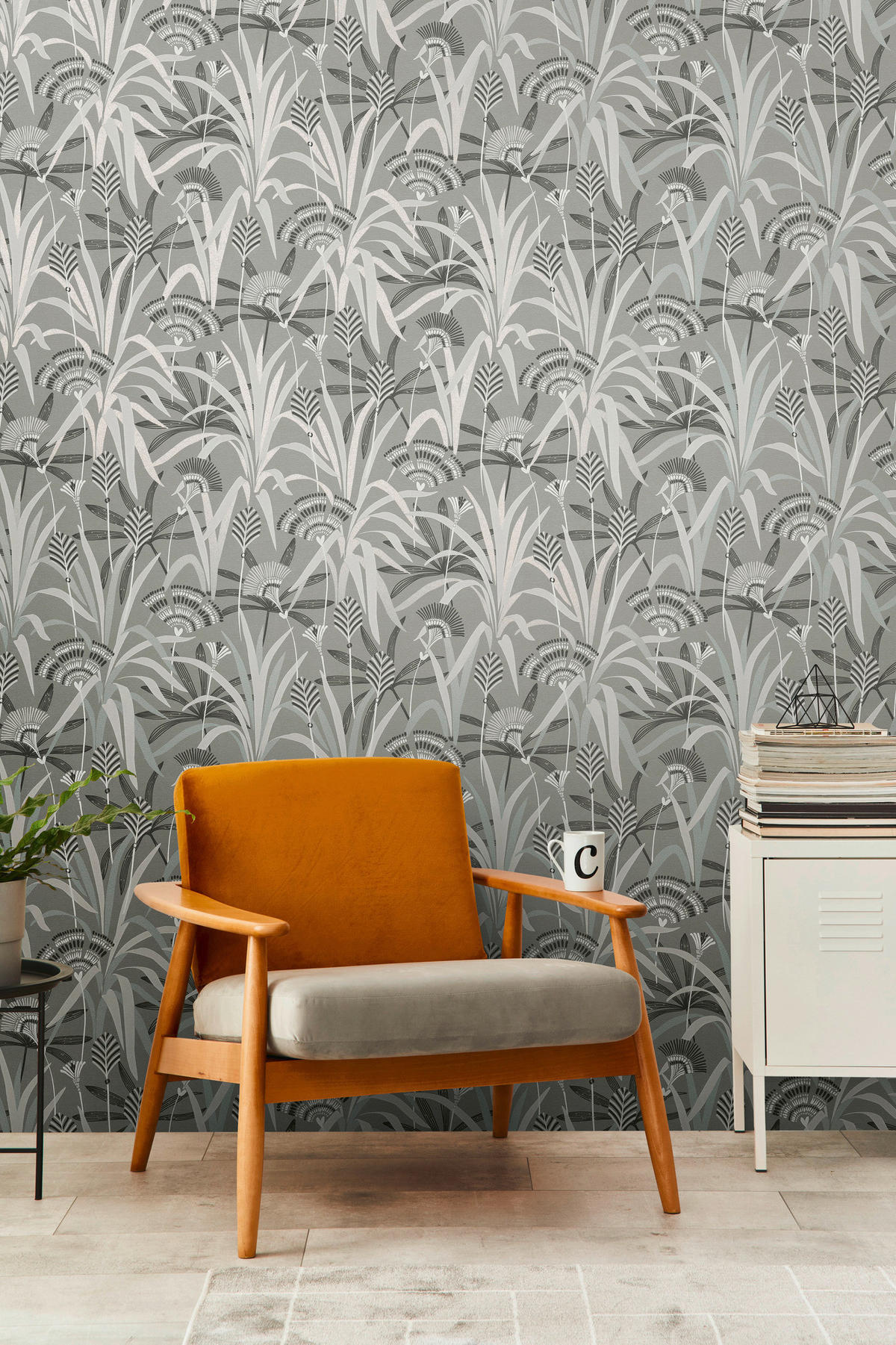 A.S.Création Vliestapete grün blau grau B/H/D: ca. 53x1005x9,2 cm Vliestapete - blau/grün (9,20/1005,00cm) - A.S.Creation