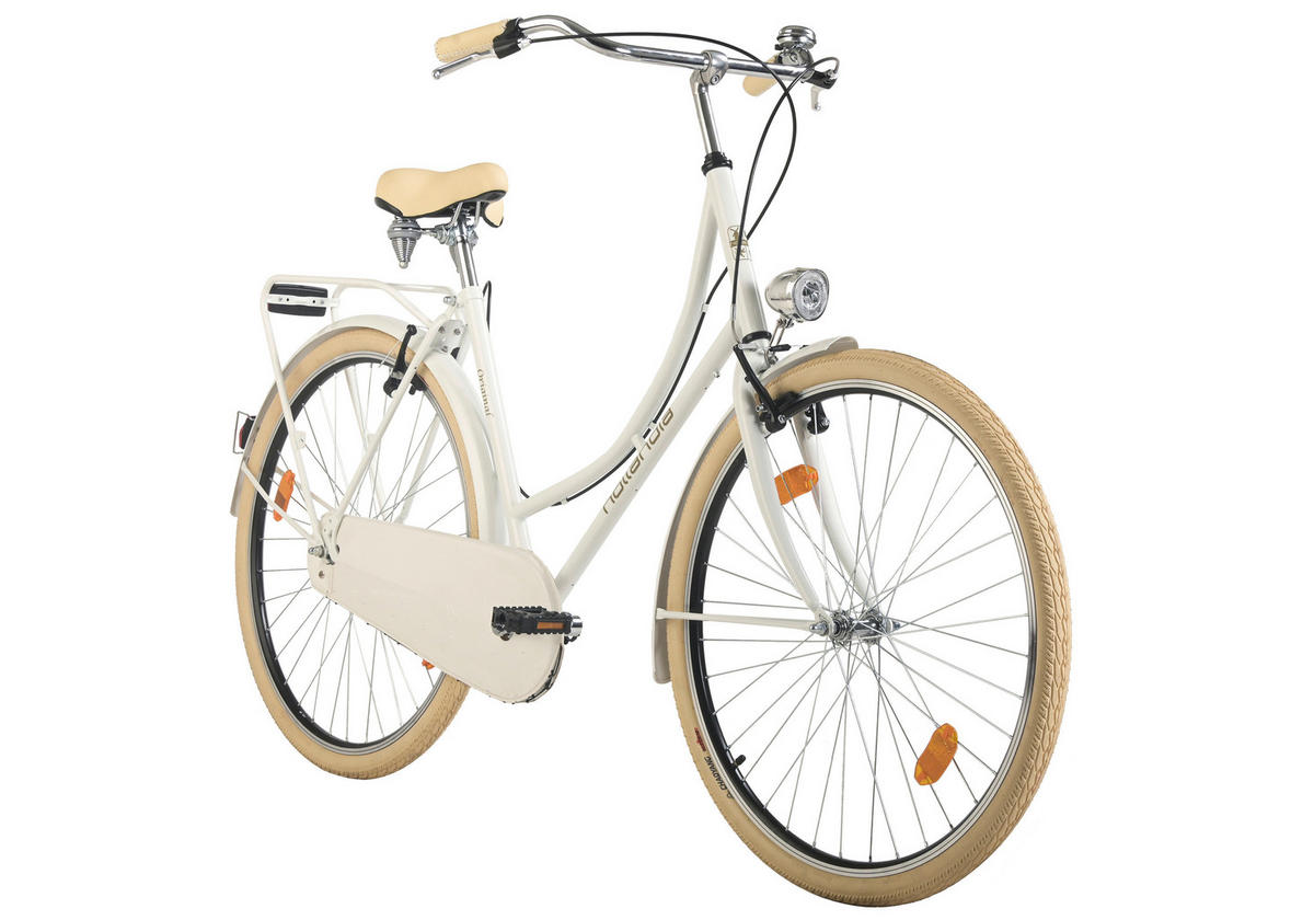 Hollandia Hollandrad Original 166C 28 Zoll Rahmenhöhe 54 cm 1 Gänge weiß weiß ca. 28 Zoll Original - weiß - Hollandia