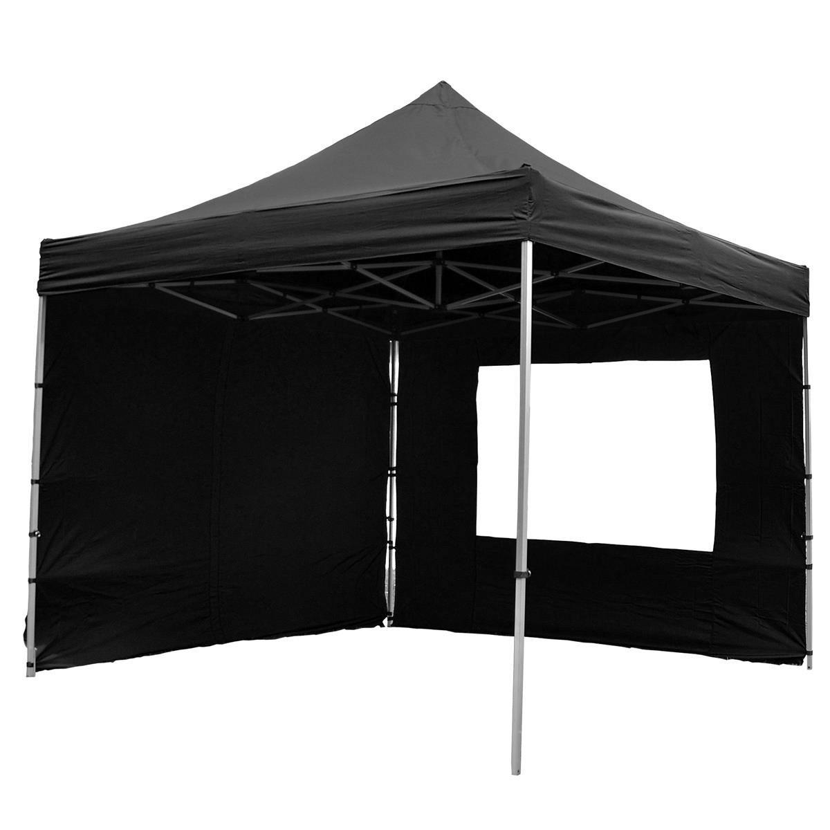 VCM Pavillon PROFI schwarz Polyester-Mischgewebe B/H/L: ca. 300x220x300 cm PROFI - schwarz (300,00/300,00/220,00cm) - VCM