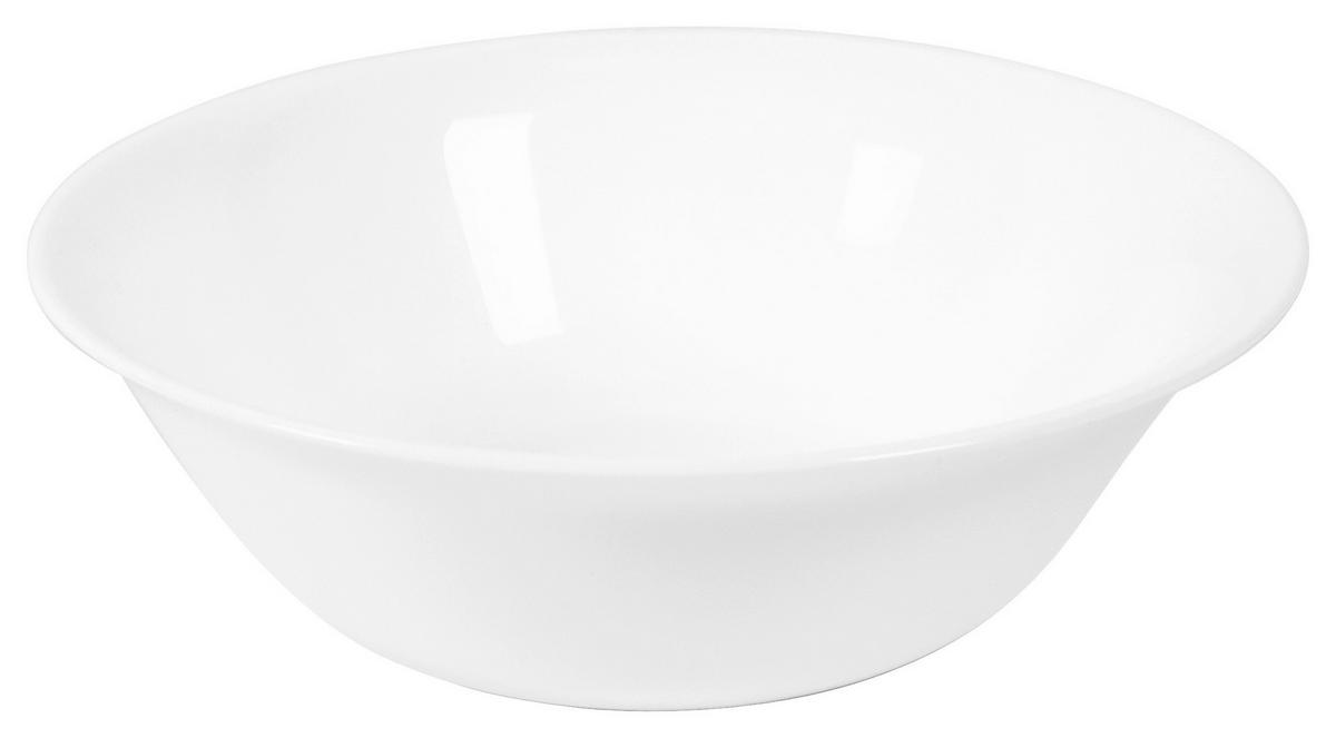 Schale weiß Opal-Hartglas Schale_Aria - weiß