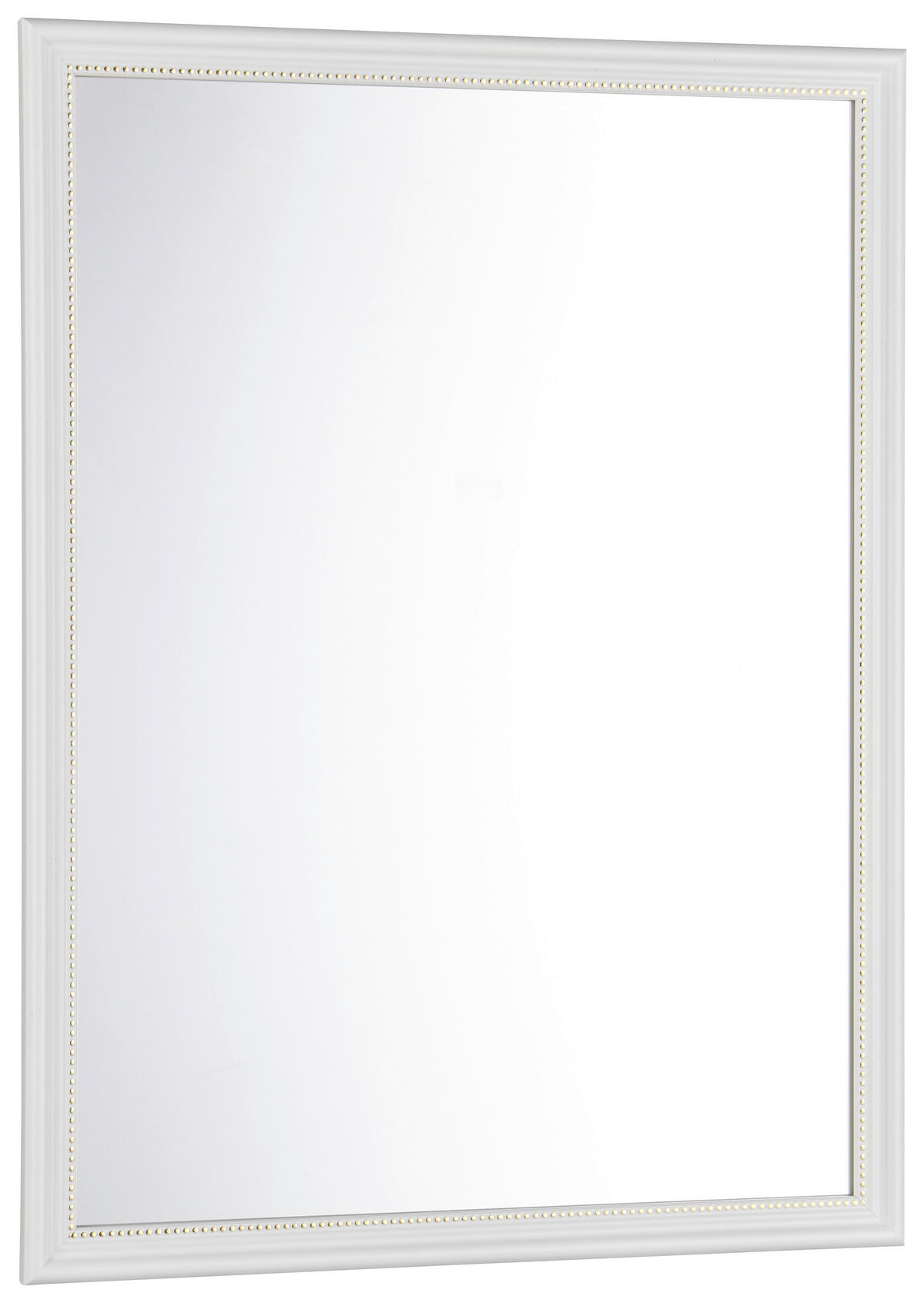 Mirrors&More Rahmenspiegel ELENOR weiß gold Optik B/H/T: ca. 34x45x1,5 cm ELENOR - gold/weiß (34,00/45,00/1,50cm) - Mirrors&More