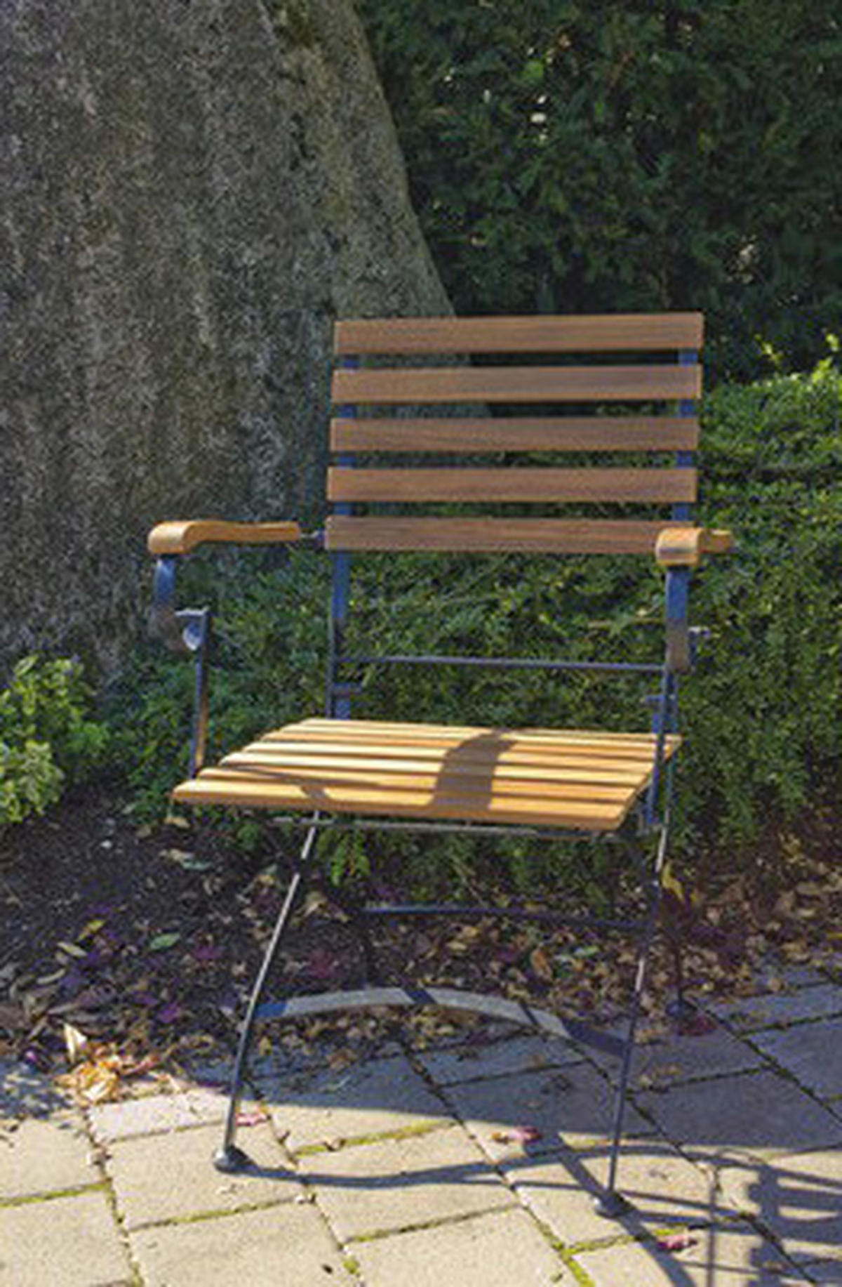 Acamp Klappsessel-Set Lindau schwarz Holz B/H/L: ca. 55x88x57 cm Lindau - natur/schwarz (57,00/55,00/88,00cm) - Acamp