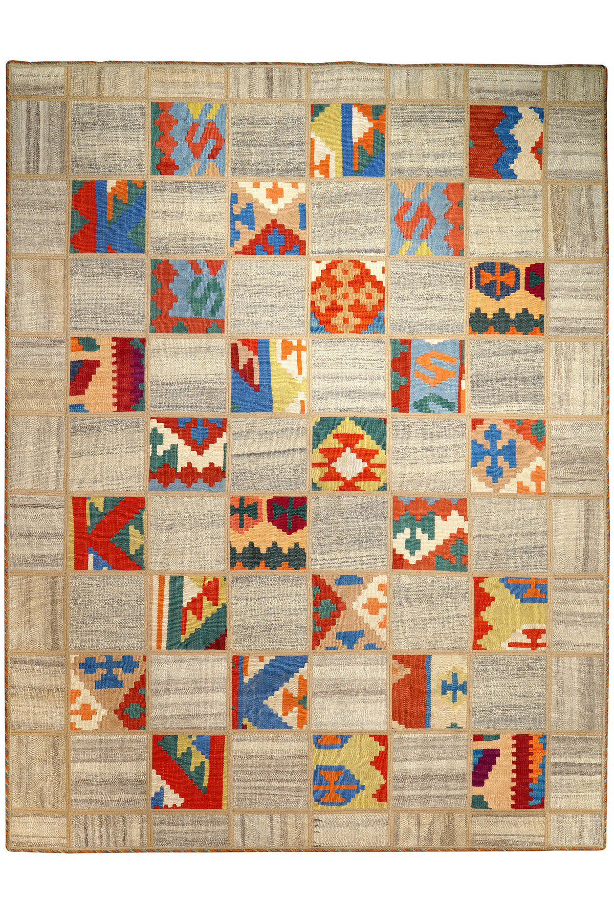 PersaTepp Teppich Kelim Tekkehdouz bunt B/H/L: ca. 150x1x200 cm Kelim Tekkehdouz - bunt (200,00/150,00/1,00cm) - PersaTepp