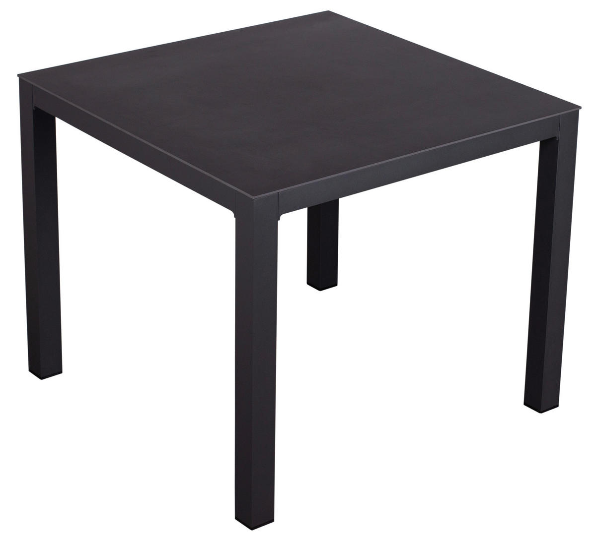 deVries Tisch Dining grau Aluminium B/H/L: ca. 90x76x90 cm Tisch Dining - grau (90,00/90,00/76,00cm) - deVries