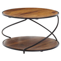 Couchtisch braun B/H/T: ca. 58x35x58 cm Couchtisch - braun (58,00/35,00/58,00cm) - Wohnling
