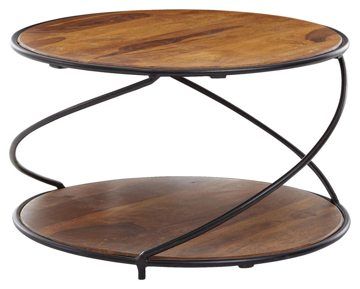 Couchtisch braun B/H/T: ca. 58x35x58 cm Couchtisch - braun (58,00/35,00/58,00cm) - Wohnling